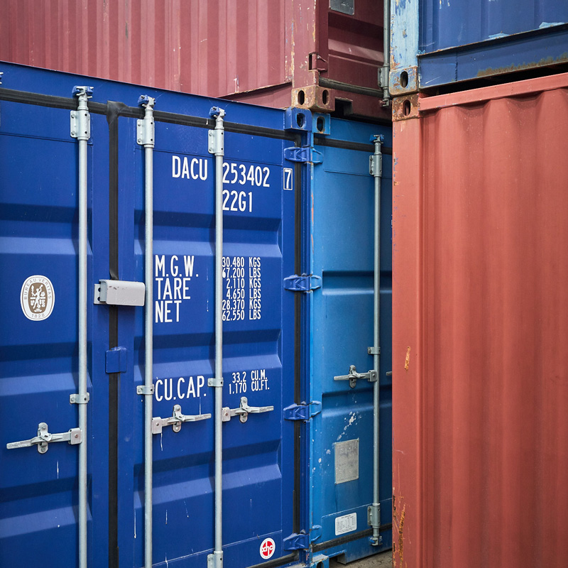 Leje af frysecontainer hos JD Logistik
