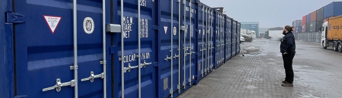 Hjemland Meget fodbold Lej materialecontainere og værktøjscontainere | JD Logistik
